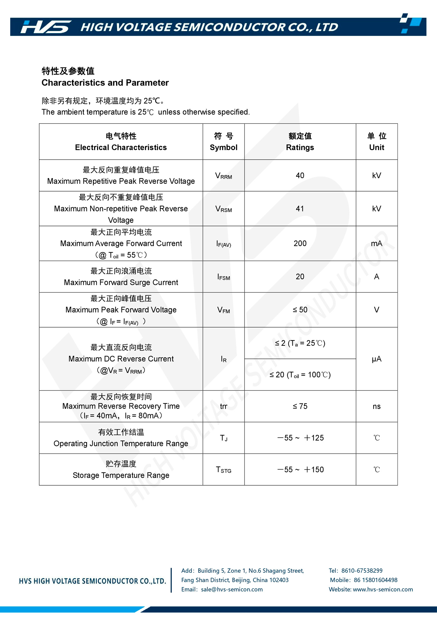 Specification of SAK2240